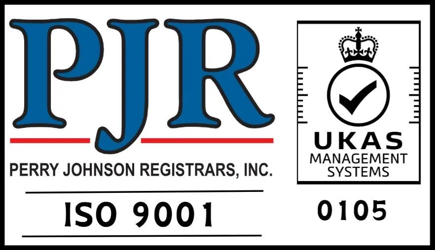 PJR ISO 9001 Certified – UKAS Management Systems